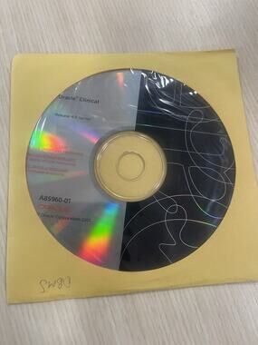 Oracle Clinical Release 4.0 Server CD A85960-01 Vintage 2001 DBMS Software